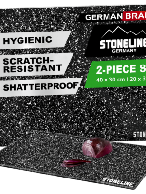 Scratch-Proof Tempered Glass Cutting Board (Set of 2)