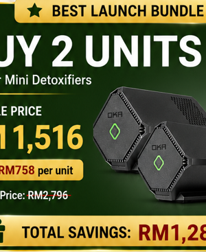 OkaAir Mini Detoxifier (Bundle Deal – 2 Units)